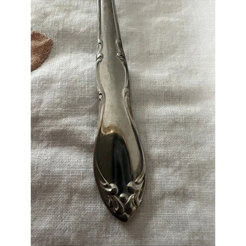 Simeon L & George H Rogers Stainless Butter Knife Spreader